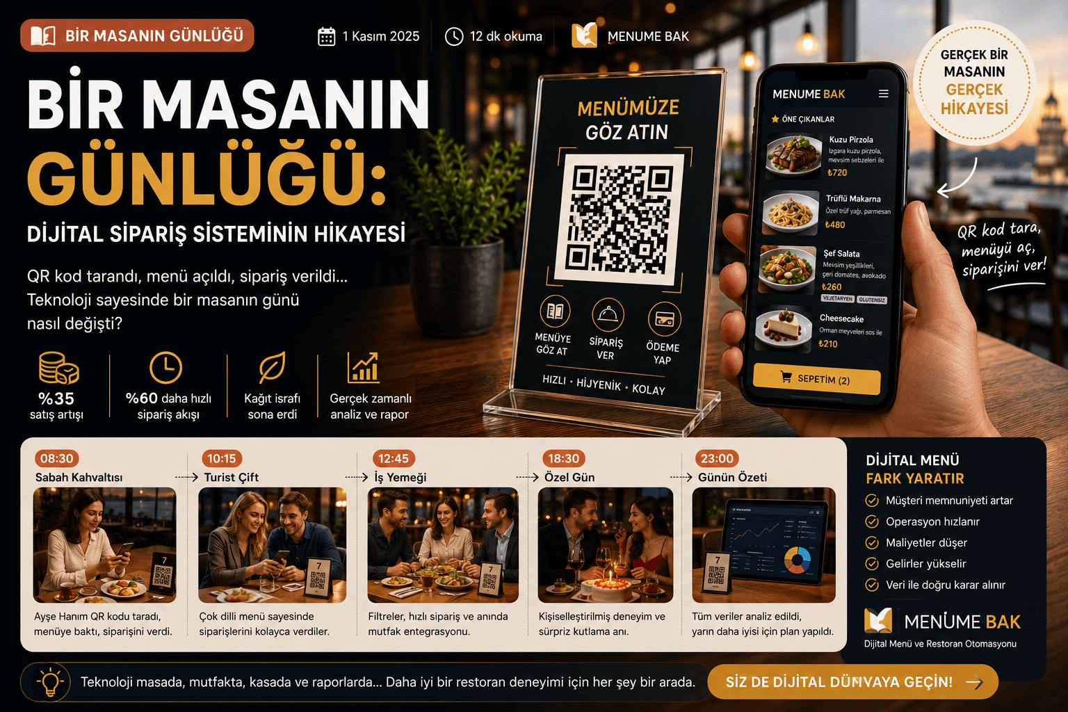 Bir Masanın Günlüğü: Dijital Sipariş Sisteminin Hikayesi