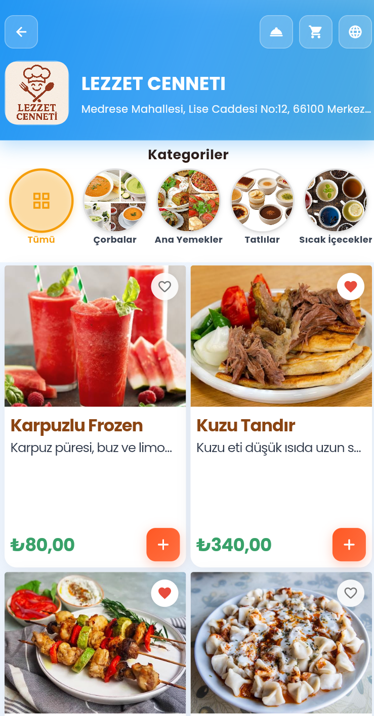 Özelleştirilebilir Menü Renkleri